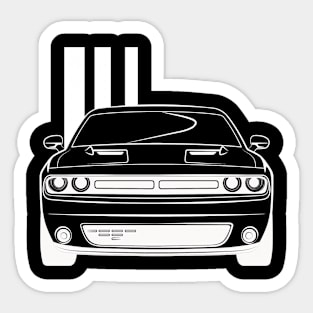 Sports Car Illustration Sticker